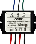 Forward and Reverse Relay Module for Motor/Linear Actuator, Reversing Relay Module (DC 12V) in black plastic case with wires