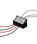 Forward and Reverse Relay Module for Motor/Linear Actuator, Reversing Relay Module (DC 12V) with wires, black plastic casing.