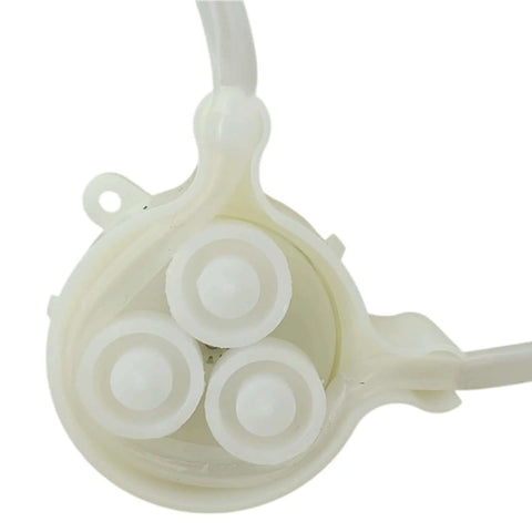 Close-up of DC 5V micro peristaltic pump small flow metering self-priming pump, showcasing internal components.