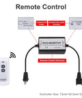 Forward And Reverse Wireless DC Actuator Controller Kit For Motors And Linear Actuators, remote control and receiver unit.