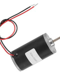 DC Motor, 6V/12V/24V 3500-8000RPM High Speed CWCCW Permanent Magnet DC Motor 31ZY High Power DC Carbon Motor for DIY