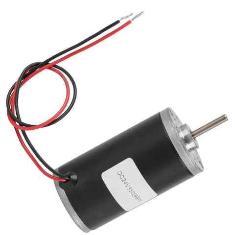 DC Motor, 6V/12V/24V 3500-8000RPM High Speed CWCCW Permanent Magnet DC Motor 31ZY High Power DC Carbon Motor for DIY