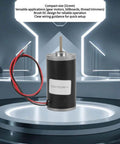 DC Motor, 6V/12V/24V 3500-8000RPM High Speed CWCCW Permanent Magnet DC Motor 31ZY High Power DC Carbon Motor for DIY