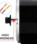 Side view of Small Brushed Permanent Magnet Electric Motor for E Scooter Drive Speed Control 24V 350W 3000RPM showing connection terminals.