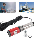 DC Pump Large High Battery Solar Brass Motor Floating Impeller S455 DC48V with hose and fittings