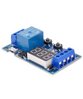 Two Pack DC 6 To 30V Timer Relay Module With Programmable Delay, Cycle Timer, LED Display, 5V Micro USB Power