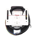 DC 24V Electromagnet for Elevator Speed Limiter Travel Switch XS1-28 with cables and mounting plate, front view