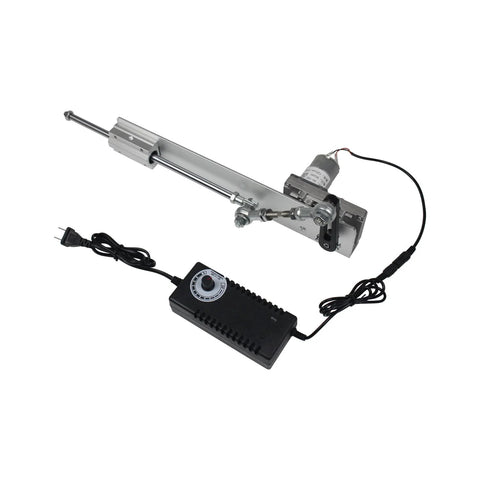Reciprocating Linear Actuator With Adjustable Telescopic Rocker Arm Heavy Duty Gear Motor DC 24V Speed Controller 3cm-15cm Stroke