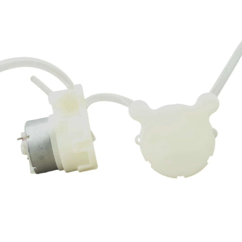 Close-up of DC 5V micro peristaltic pump small flow metering self-priming pump for pumping oil machine, pumping hand sanitizer