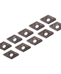 10 Pack DCMT070204-SM Carbide Indexable Inserts For Lathe Turning And Milling Pro Grade Precision For Stainless Steel