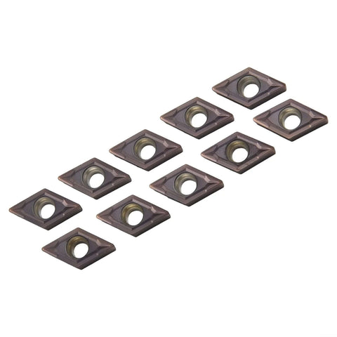 10 Pack DCMT070204-SM Carbide Indexable Inserts For Lathe Turning And Milling Pro Grade Precision For Stainless Steel