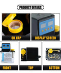 DCR-50 220V Automatic Electromagnetic Lubrication Oil Pump product details including oil cap, display screen, and front view.