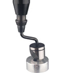 Deburring Countersink Tool Set For Metal Wood And Plastic, Pro Grade Precision Hand Reamer with ergonomic handle shown in use