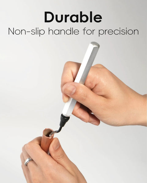 11 Blade Deburring Tool With Premium High Speed Steel Blades used for reaming conduit pipe with ergonomic anodized aluminum handle