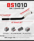 Deburring Tool With Micro Polished Anodized Aluminum Handle And High Speed Steel M2 Blades For Metal PVC Copper Pipe Plastic Resin
