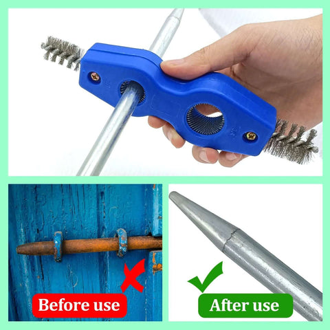 All In One Deburring Tool Kit With 11 High Speed Steel Blades And Storage Handle Includes 2 Copper Pipe Cleaners And Reamer Set Burr Remover