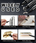 Two Submerged Hand Reamers Deburring Tool Set With Ten Spare BS1010 Type Blades for metal, wood, copper, and plastic.