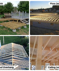 ✝️ 25 Pcs 2x6 Joist Hangers,20 Gauge Metal Face Mount Joist Hangers, Lu26 Joist Hanger Galvanized, Hurricane Ties for Rafter, Rafter Brackets 2x6 for Deck,Floor,Roof Overhang and Ceiling Joist designed for smooth motion and stable alignment in use in construction.