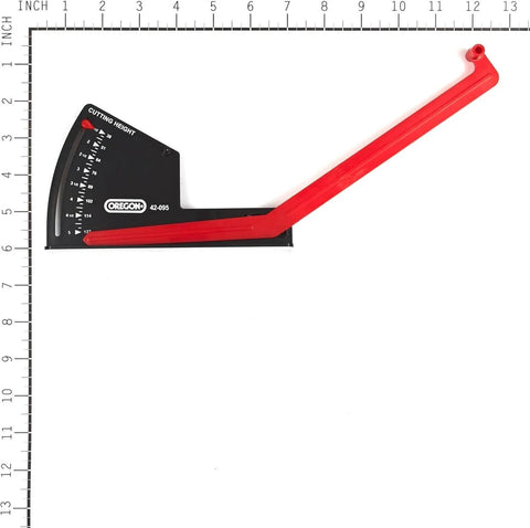 Deck Leveling Gauge For Small Engine Mowers Get Even Cuts Longer Deck Life Safer Performance Universal Fit For Riding And Push Mowers No Assembly Required Oregon Genuine Replacement Part with scale