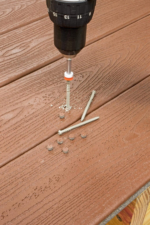 Trex Pebble Gray Deck Screw Plug For Deck Drive DCU Composite Screws Conceals Screw Heads With A Clean Look And Tapered Insertion