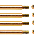 Heavy Duty Deck Wheel Bolts And Lock Nuts Set Of 4 For Cub Cadet Craftsman Husqvarna And Poulan Mowers Fits Replaces 137644 184218
