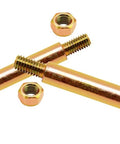 Heavy Duty Deck Wheel Bolts And Lock Nuts Set Of 4 For Cub Cadet Craftsman Husqvarna And Poulan Mowers Fits Replaces 137644 184218 193406