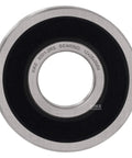 Front view of Two Pack 6001-2RS Deep Groove Ball Bearings 12x28x8mm, showing pre-lubricated and sealed design.