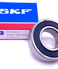 Premium SKF Deep Groove Ball Bearing 20x42x12 Mm Rubber Sealed 6004 2RSH C3 with box, made in Italy