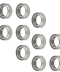 Deep Groove Ball Bearing 8x12x3.5mm Double Shield ZZ Pre Lubricated Carbon Steel Pack Of 10 for precision applications