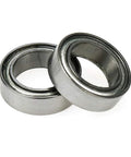 Deep Groove Ball Bearing 8x12x3.5mm Double Shield ZZ Pre Lubricated Carbon Steel pack of 10 for precision small machines, side view