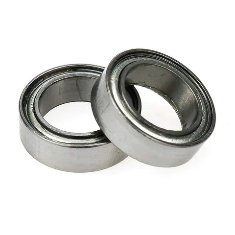Deep Groove Ball Bearing 8x12x3.5mm Double Shield ZZ Pre Lubricated Carbon Steel pack of 10 for precision small machines, side view