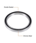 Deep Groove Ball Bearing 80x100x10mm Double Sealed Chrome Steel 6816-2RS Bearing for industrial machinery and automotive use.