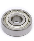 Front view: FKG R8-ZZ deep groove ball bearing, double shields, 1/2 in bore, 1-1/8 in OD, 5/16 in width