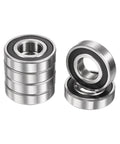 Six Pieces R10 2RS Deep Groove Ball Bearings Inner Diameter Five Eighth Inch Outer Diameter One And Three Eighths Inch Chrome Steel