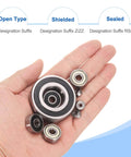 Person holding Six Pieces R10 2RS Deep Groove Ball Bearings Inner Diameter Five Eighth Inch Outer Diameter One And Three Eighths Inch