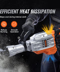 Powerful 3500W demolition jack hammer delivers fast concrete breaking for professional demolition, trenching, and hole making