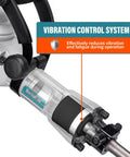 Powerful 1700W Corded Demolition Jack Hammer With 31 Pound Weight Delivers 1900 BPM And 55 Joules Vibration Control System close-up
