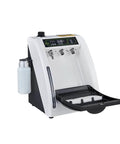Front view of Pro Grade Handpiece Maintenance Oil System with precise oiling timer, auto air flush, and oil mist reduction door.