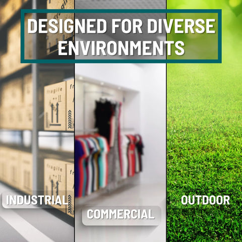 Industrial, commercial, and outdoor environments for 8 Inch Diameter 2 Inch Tread Rubber On Cast Iron Wheel With 650 Lb Capacity Replacement Caster.