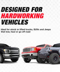 Trucks and vehicles designed for RS9000XL Adjustable Suspension Shock Absorber for off-road use and towing