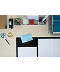 Office desk with Double Sided Tape For Gift Wrapping And Crafts, 0.50 Inch By 1296 Inch Roll, scissors, papers, and stationery