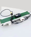 Desktop Conveyor Belt 1000mm Long 10cm Wide With Wear Resistant Anti Static PVC Belt For Smooth Transport Ideal For Physics Friction Experiments Includes Automatic Counter And Adjustable Speed 1.8 To 7.6 Centimeters Per Second 116 RPM