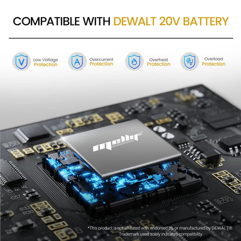 Cordless Detail Sander DeWalt 20V Max Battery Compatible Brushless 12000 OPM circuit board compatibility illustration