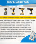 Premium four pack belt clips crafted from 304 stainless steel with screws for reliable 20V tool attachment