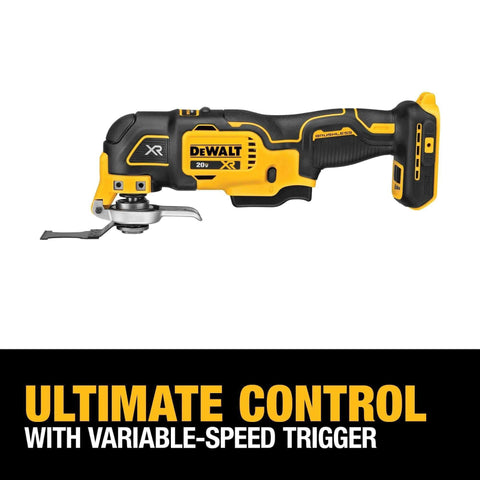 DEWALT 20V MAX XR Cordless Oscillating Multi Tool With Variable Speed Brushless Motor LED Work Light Extended Runtime DCS356B