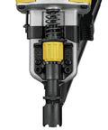 Close-up view of DEWALT 20V MAX XR Framing Nailer delivers cordless, dual-speed power with adjustable depth mechanism