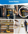 Premium four pack belt clips crafted from 304 stainless steel with screws for reliable 20V tool attachment on job sites