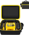 Air Compressor Bag Case For 20V Max Tire Inflator DCC020IB Compatible With DEWALT Cordless Tools Storage Organizer open view