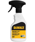 3 In 1 Biodegradable Penetrating Oil DeWalt bottle with yellow label, spray nozzle, 11 oz, for loosening stuck bolts and machinery