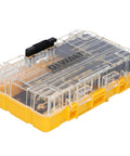 DEWALT Titanium Nitride Coated Drill Bit Set With Pilot Point, 21 Pieces, 1/16 To 1/2 Inch, in a clear tough case